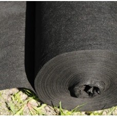 Геотекстиль (130 г/м²) 3.2м*25м Геотекстиль дорожный чёрный