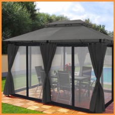 Сетка москитная 1.6х35 м (серая) рулон антимоскитная сетка от комаров