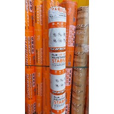 пленка первичная 100 мкм 6*50м полиэтиленовая чёрная УФ стабилизированная