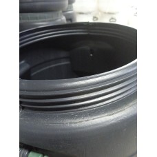 Бочка пластиковая 40 л техническая черная бидон широкая горловина