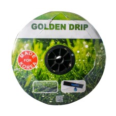 Капельная лента GOLDEN DRIP с плоским эмиттером шаг 15 см 1000м 8 mil