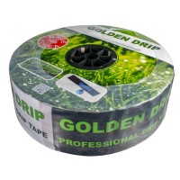 Крапельна стрічка GOLDEN DRIP з плоским емітером крок 15 см 1000м 8 mil