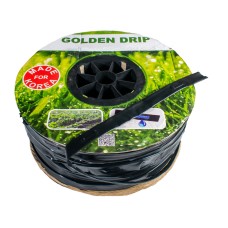 Капельная лента GOLDEN DRIP с плоским эмиттером шаг 20 см 500м 8 mil