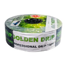 Капельная лента GOLDEN DRIP с плоским эмиттером шаг 20 см 1000м 8 mil