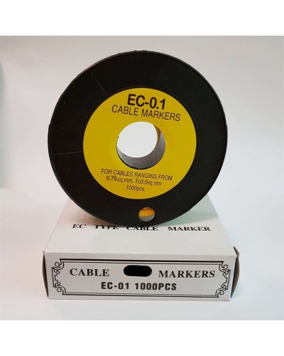 Маркировочная бирка ЕС-0 (EC-0.1 0,75-3 мм²) символ 6