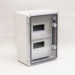 Корпус модульный (28Р) ударопрочный 250350150 с проз. дв. IP65