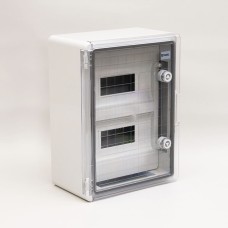 Корпус модульный (28Р) ударопрочный 250350150 с проз. дв. IP65