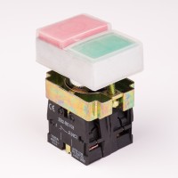 Кнопка управления XB2-BL9425 двойная старт-стоп с силиконовой накладкой