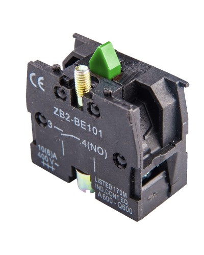 Блок-контакт ZB2-BE 101 (NO) для монтажу XB2 в корпусі поста
