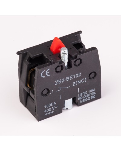 Блок контакт ZB2-BE 102 (NC) для кнопок XB2