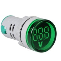 Светодиодный вольтметр AD22-DVM АC 60-500В, зеленый TAKEL