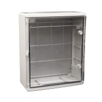 Корпус пластиковий ударостійкий (щит) 500x700x250мм з проз. дв. IP65