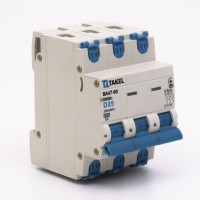 Автоматичний вимикач ВА47-60-D 3Р 6кА 25А TAKEL