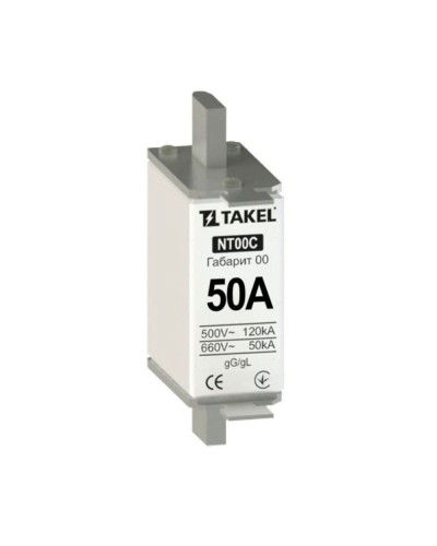 Плавка предохранителя NT00С 50А TAKEL