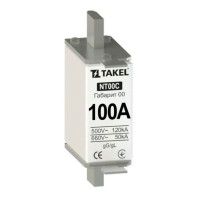 Плавка вставка предохранителя NT00С 100А TAKEL