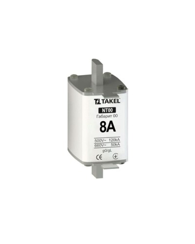 Плавка предохранителя NT00 8А TAKEL