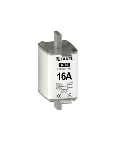 Плавка предохранителя NT00 16А TAKEL