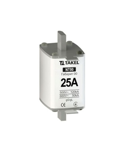 Плавка предохранителя NT00 25А TAKEL