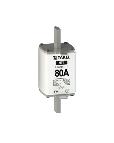 Плавка предохранителя NT1 80А TAKEL