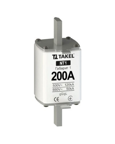 Плавка вставка предохранителя NT1 200А TAKEL