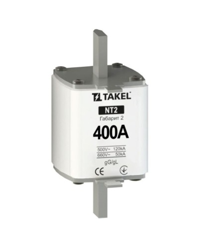 Плавка вставка предохранителя NT2 400А TAKEL
