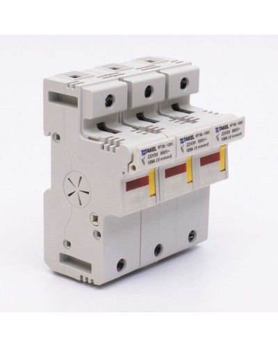 Держатель плавкого предохранителя RT18L-125X 3Р 125А типоразмер 22x58 TAKEL