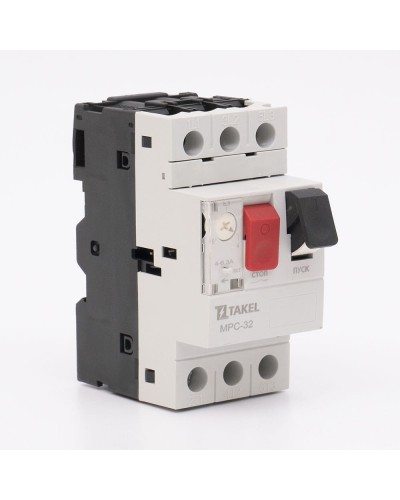 Вимикач автоматичний захисту двигуна MPC-32 4-6.3А TAKEL