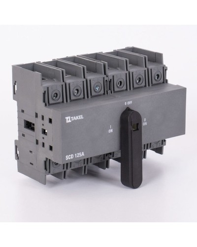 Переключатель нагрузки трехпозиционный SCD 6P 125A TAKEL