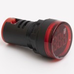 Светодиодный вольтметр AD22-DVM DC 5-60В, красный TAKEL