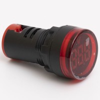Светодиодный вольтметр AD22-DVM DC 5-60В, красный TAKEL
