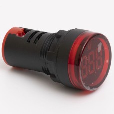 Светодиодный вольтметр AD22-DVM DC 5-60В, красный TAKEL