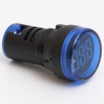 Светодиодный вольтметр AD22-DVM DC 5-60В, синий TAKEL