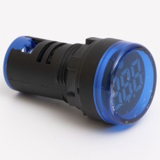 Светодиодный вольтметр AD22-DVM DC 5-60В, синий TAKEL