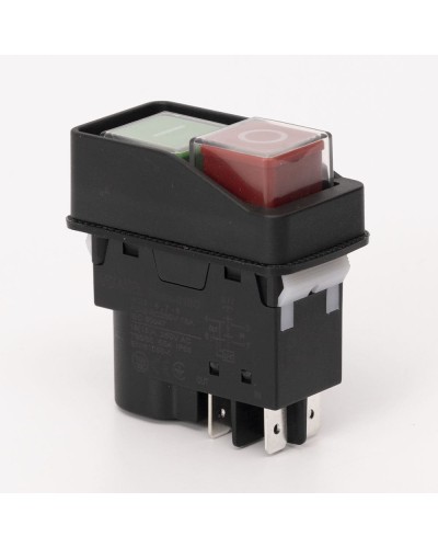 Пусковая электромагнитная кнопка ESSB-21BC 4pin, черная рамка