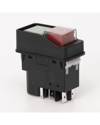 Пусковая электромагнитная кнопка ESSB-22BC 5pin, черная рамка
