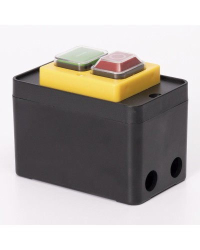 Пусковая электромагнитная кнопка ESSB-123YC 4pin в корпусе, желтая рамка