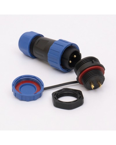 Коннектор влагозащищенный SP-20 2pin TAKEL