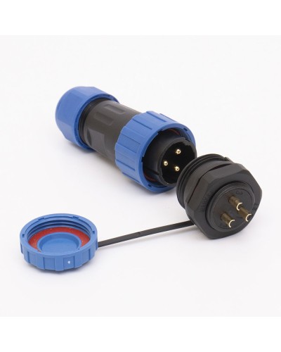 Коннектор влагозащищенный SP-20 3pin TAKEL