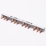 Шина соединительная медная штырьковая PIN 3P/63A/12P (12 полюсов)