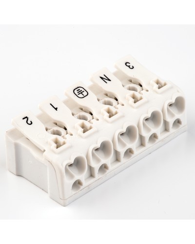Клемма пружинная соединительная WGs5-3L+N+PE