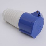 Розетка переносная 7223 32А 220В 2Р+Е IP44 LEE