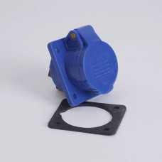 Розетка стационарная внутренняя 7413 16А 220В 2Р+Е IP44 LEE