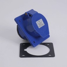 Розетка стационарная внутренняя 7423 32А 220В 2Р+Е IP44 LEE