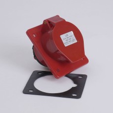 Розетка стационарная внутренняя 7424 32А 380В 3Р+Е IP44 LEE
