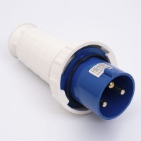 Вилка переносная 033 63А 220В 2Р+Е IP67 TAKEL
