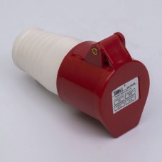 Розетка переносная 214 16А 380В 3Р+Е IP44 TAKEL
