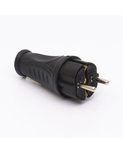 Вилка каучуковая прямая 405 2Р+РЭ IP44 TAKEL