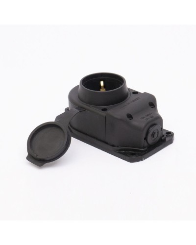 Розетка каучуковая с защитной крышкой 401 2Р+РЭ IP44 TAKEL