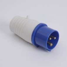 Вилка переносная 7013 16А 220В 2Р+Е IP44 LEE