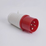 Вилка переносна 7024 32А 380В 3Р+Е IP44 LEE